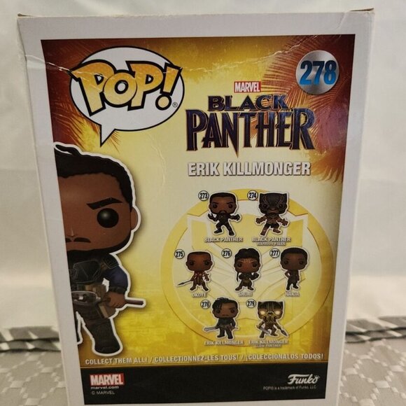 Michael B. Jordan signed Funko Pop! Vinyl: Marvel - Erik Killmonger #278 w/COA - Picture 3 of 5